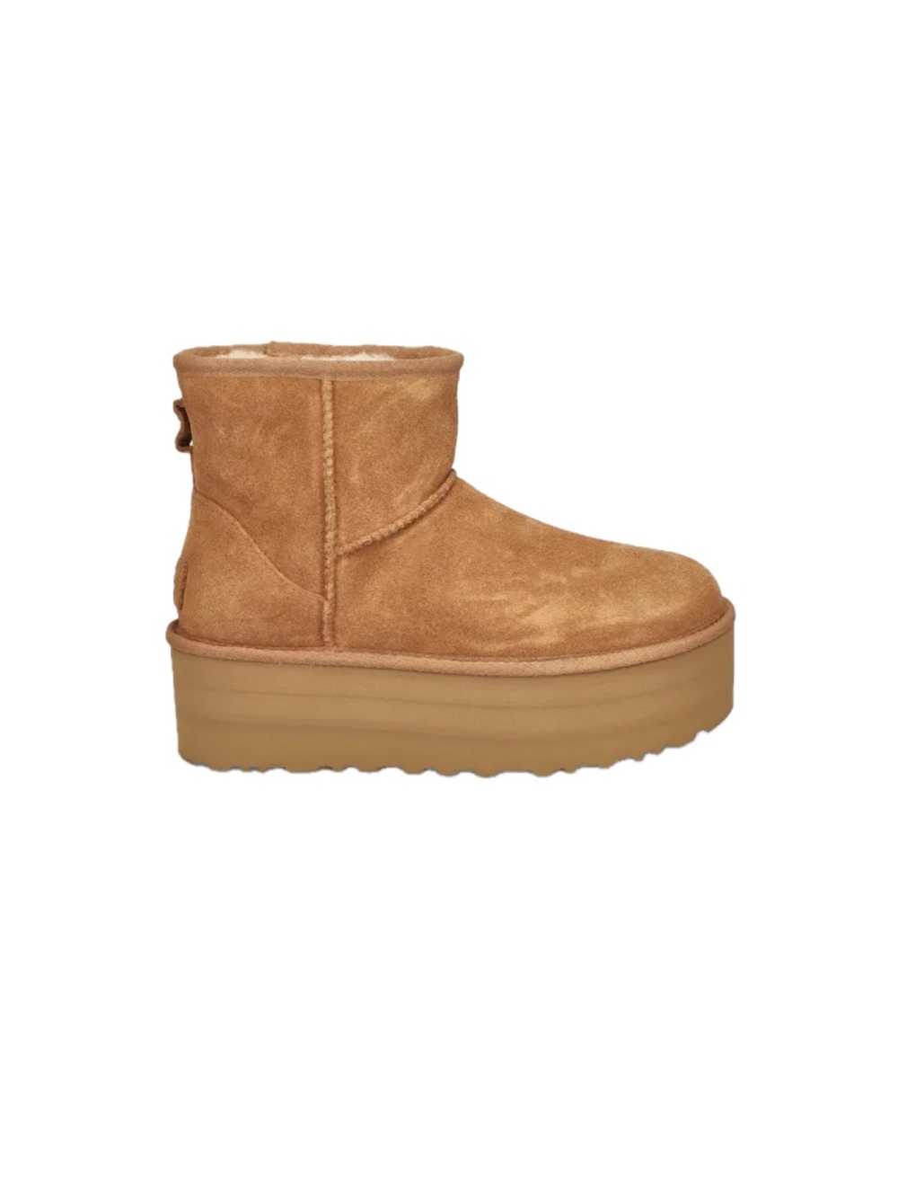 UGG Classic Mini Platform Boots - Chestnut, Size 8